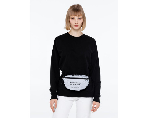 Поясная сумка May The Force Be With You из светоотражающей ткани