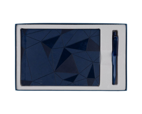 Набор Gems: ежедневник и ручка, синий