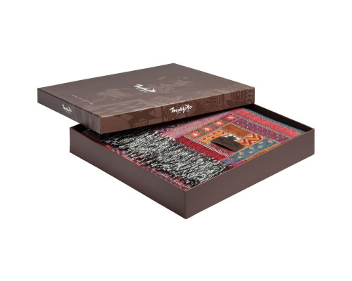 Плед Baltimora, бордовый