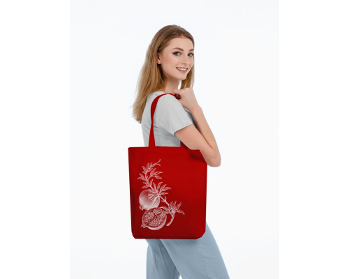 Холщовая сумка Grand Granat, красная