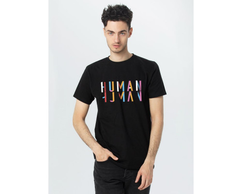 Футболка Human, черная