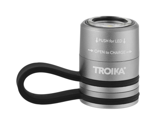 Фонарик Eco Run, серебристый