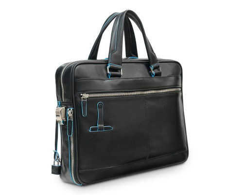 Сумка с отделением для ноутбука Piquadro Blue Square, черная