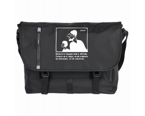 Сумка для ноутбука «Леон», черная