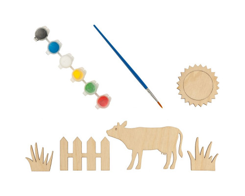 Развивающий эко-пазл Wood Games, ферма