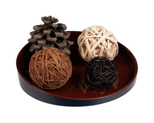 Блюдо Form Fluid, большое, бордовое