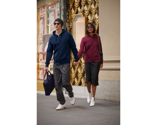 Толстовка с капюшоном на молнии женская Queen, белая