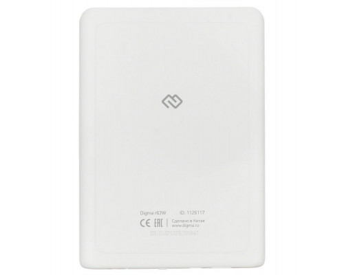 Электронная книга Digma R63W, белая