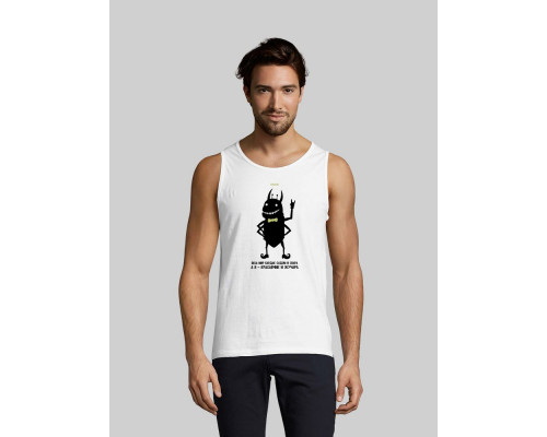 Майка «Жучара», белая