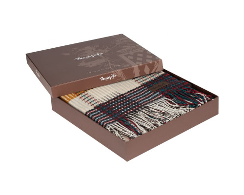 Плед Rossi Paint, молочно-коричневый