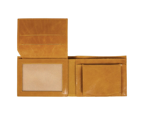 Портмоне Apache, с отделением для мелочи, горчичное