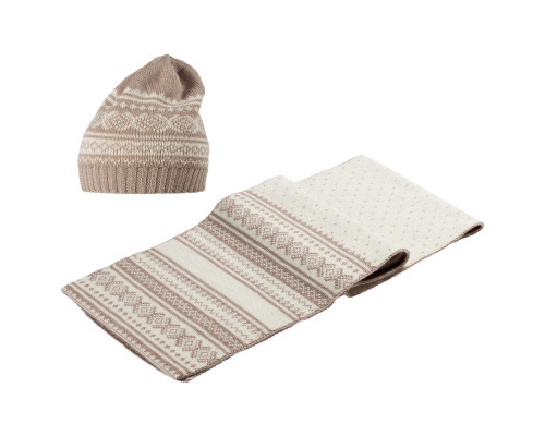 Набор Lambient, бежевый с молочно-белым