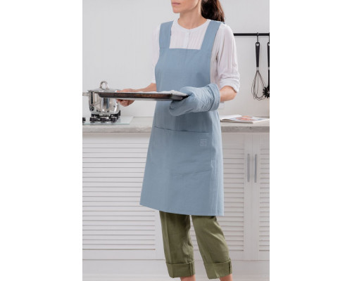 Фартук Feast Mist, серо-голубой