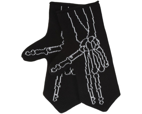 Варежки Sacred Bones, черные