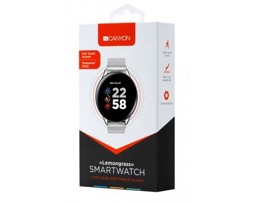 Смарт-часы Canyon Lemongrass SW70, серебристые