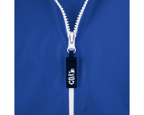 Дождевик «Иссиня-трезв», ярко-синий