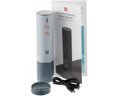 Электрический штопор Huo Hou, синий
