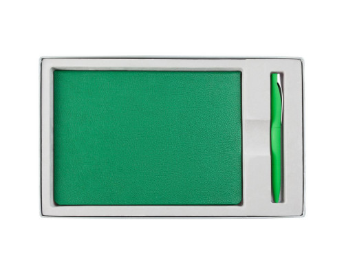 Коробка Adviser под ежедневник, ручку, серебристая