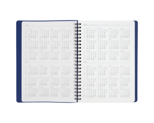 Ежедневник Twill, недатированный, синий