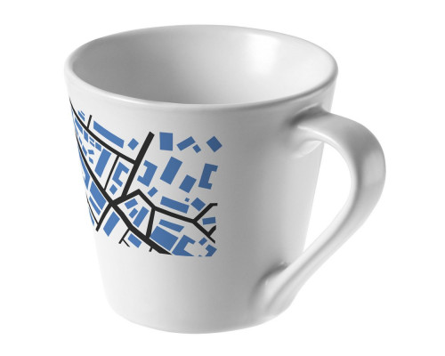 Кружка City, матовая, белая