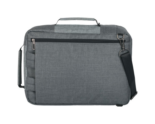 Рюкзак для ноутбука 2 в 1 twoFold, серый с темно-серым