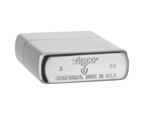 Зажигалка Zippo Armor Brushed, матовая серебристая