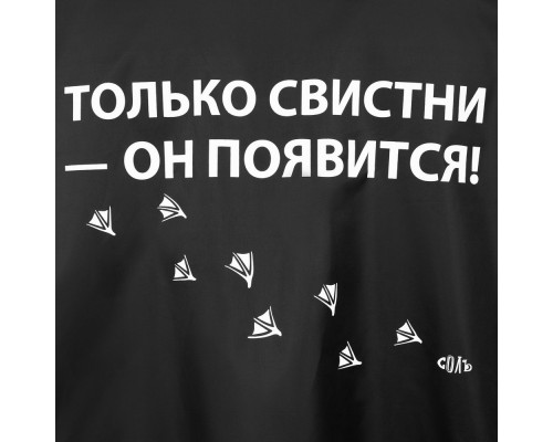 Дождевик «Только свистни», черный