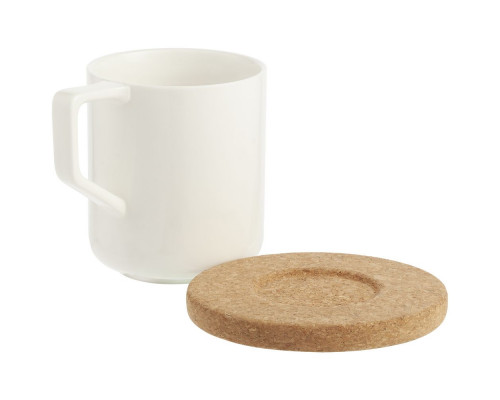 Чайная пара Riposo, большая, белая