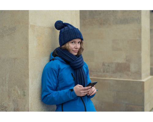 Шарф Chain, молочно-белый