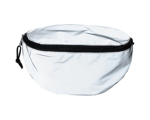 Поясная сумка Manifest из светоотражающей ткани, серая