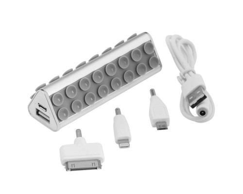 Внешний аккумулятор-подставка stuckBank Plus 2600 мАч, серебристый