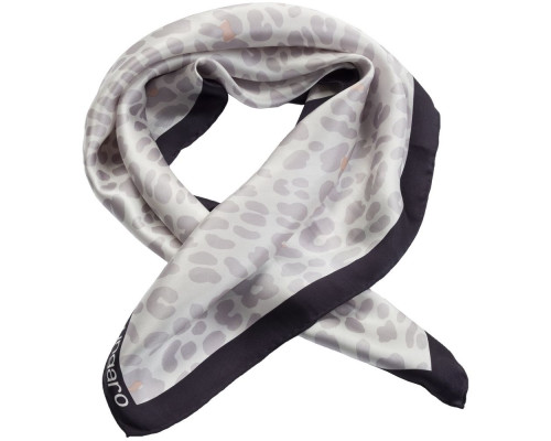 Платок Leopardo Silk, серый