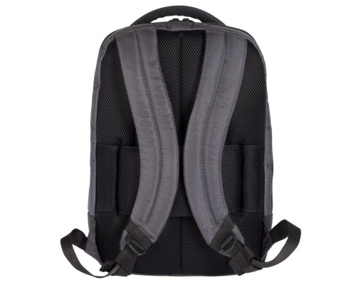 Рюкзак для ноутбука Qibyte Laptop Backpack, темно-серый с черными вставками