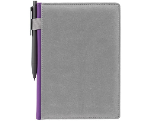 Ежедневник Spain, недатированный, серый с фиолетовым