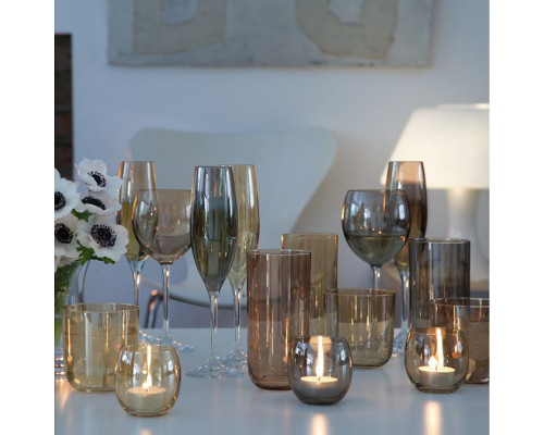 Набор бокалов для шампанского Polka Flute, металлик