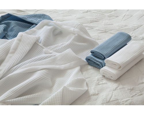 Полотенце вафельное Adore Medium, белое