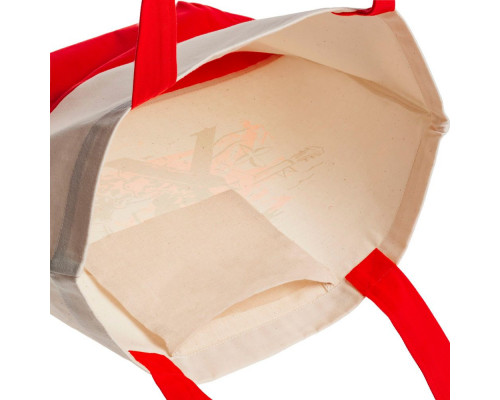 Холщовая сумка Carmen and Сarwoman, красная