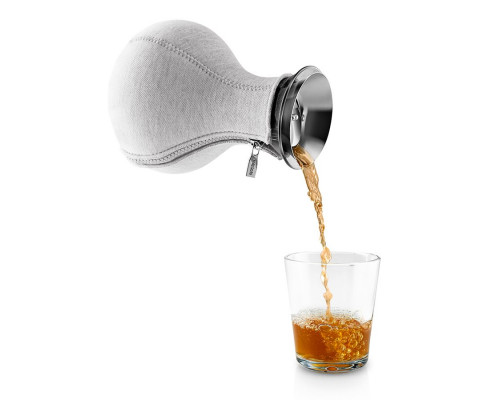 Чайник заварочный Tea Maker в чехле, светло-серый
