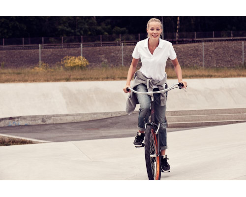 Рубашка поло женская Surf Lady, серый меланж