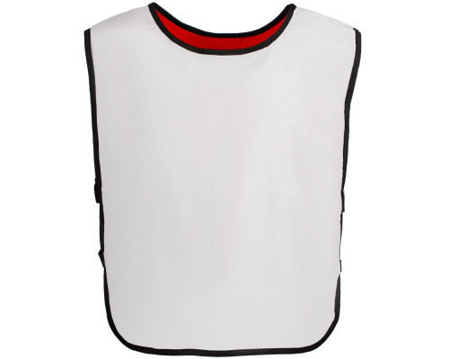 Манишка Outfit, двусторонняя, белая с красным