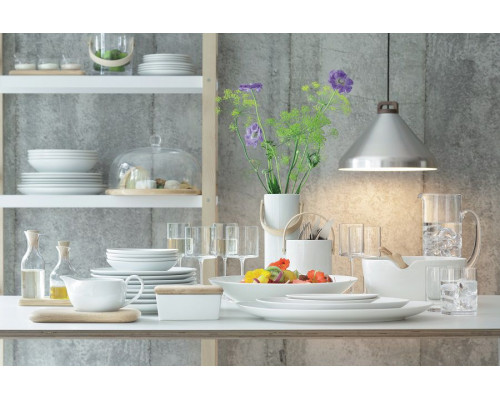 Набор десертных тарелок Dine, белый