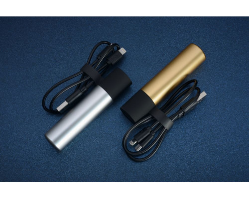 Внешний аккумулятор stickBank 3000 мАч, серебристый