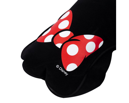 Надувная подушка под шею «Бант Минни Маус», черная