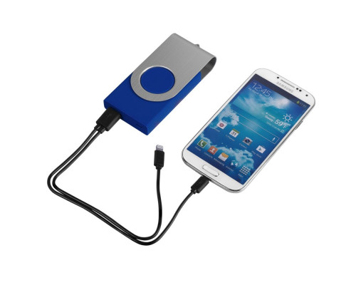 Внешний аккумулятор Twist 4000 mAh, синий