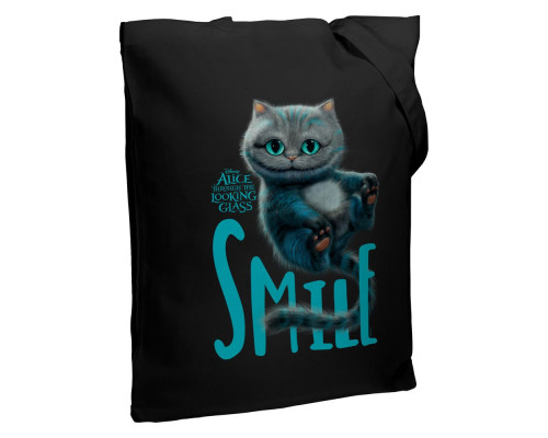 Холщовая сумка Smile, черная