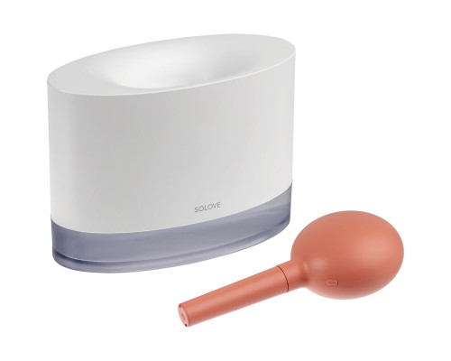 Увлажнитель воздуха H5, белый с коралловым