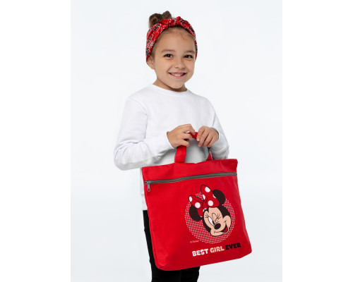 Сумка-папка «Минни Маус. Best Girl Еver», красная