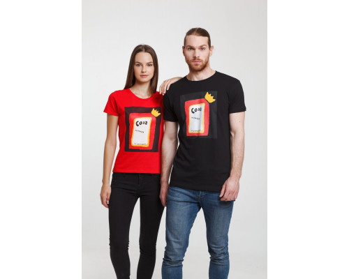 Футболка женская «Сода», красная