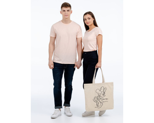 Холщовая сумка «Минни Маус. Lovely», неокрашенная