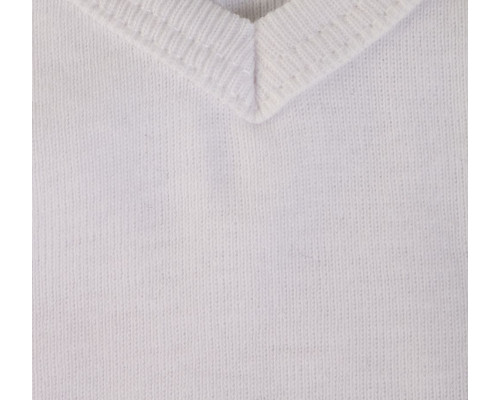 Футболка женская Lady 220 с V-обр. вырезом, белая